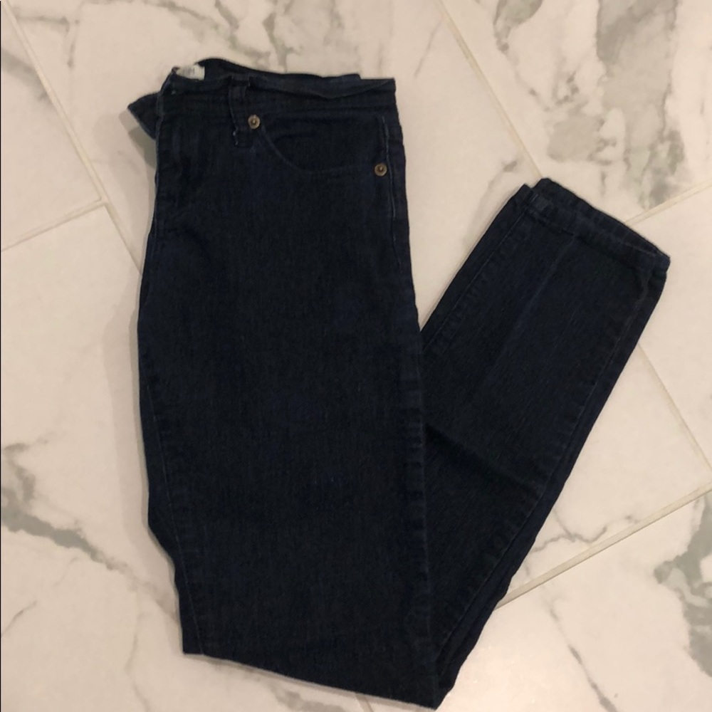 Forever 21 dark blue skinny jeans